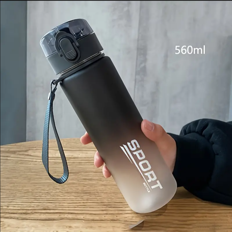 Botella de agua deportiva