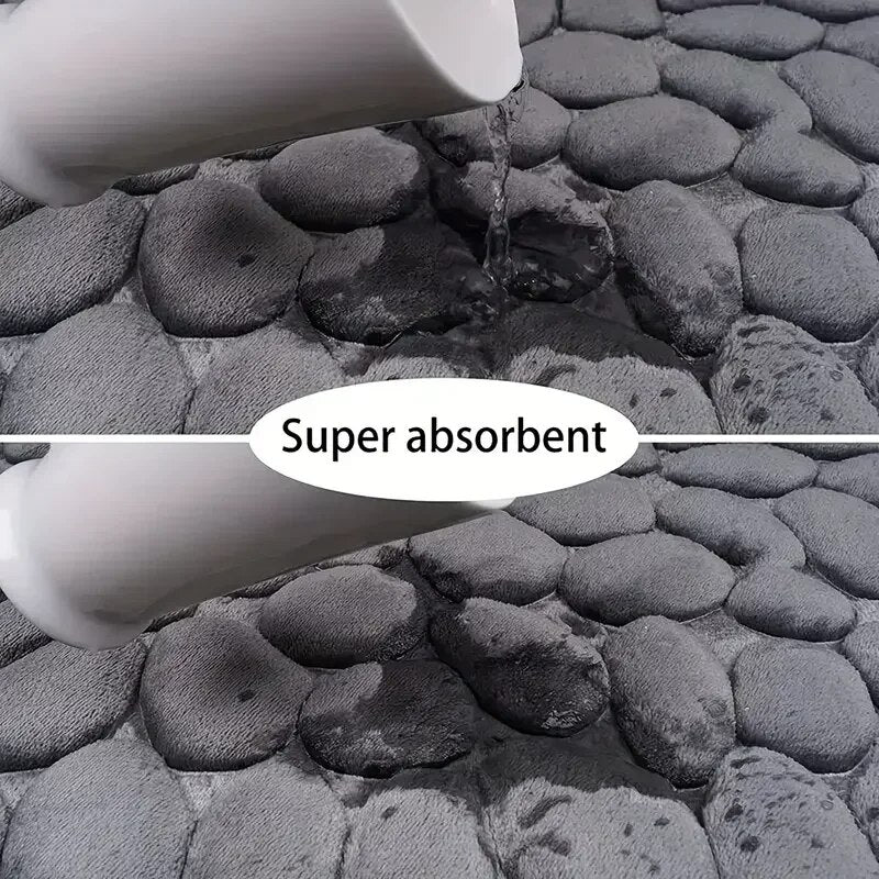 Alfombra de fibra en relieve