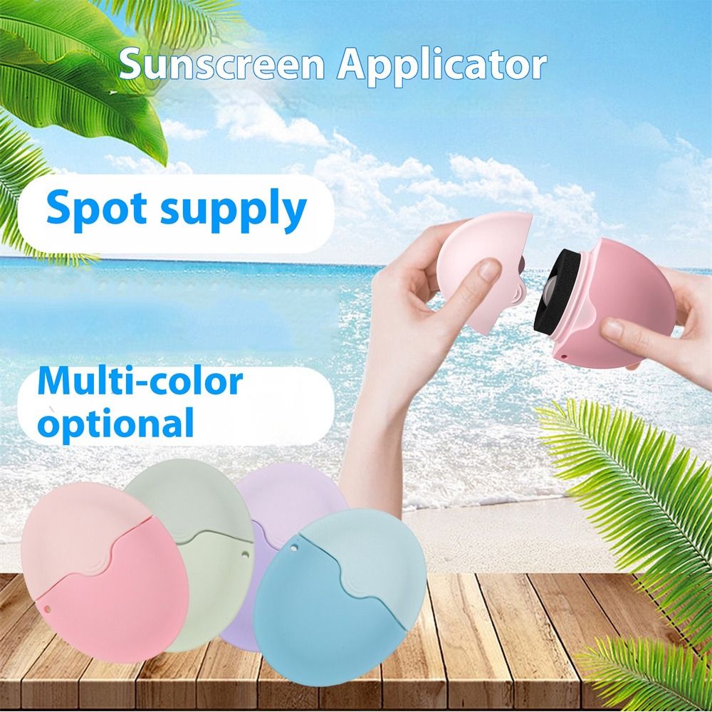 Aplicador de silicona con protección solar